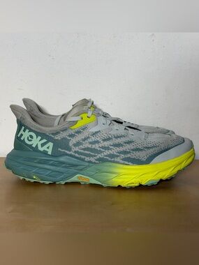 HOKA Speedgoat 5 Wide 5 Blue Coral Camellia 1123160-MTLL Wmns Sz 11 Or Men Sz 10